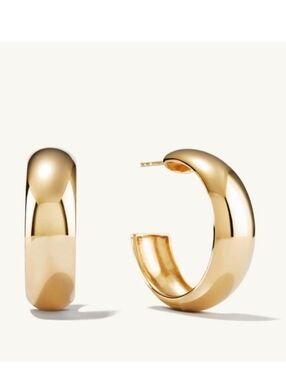 Mejuri Chunky Gold Hoops